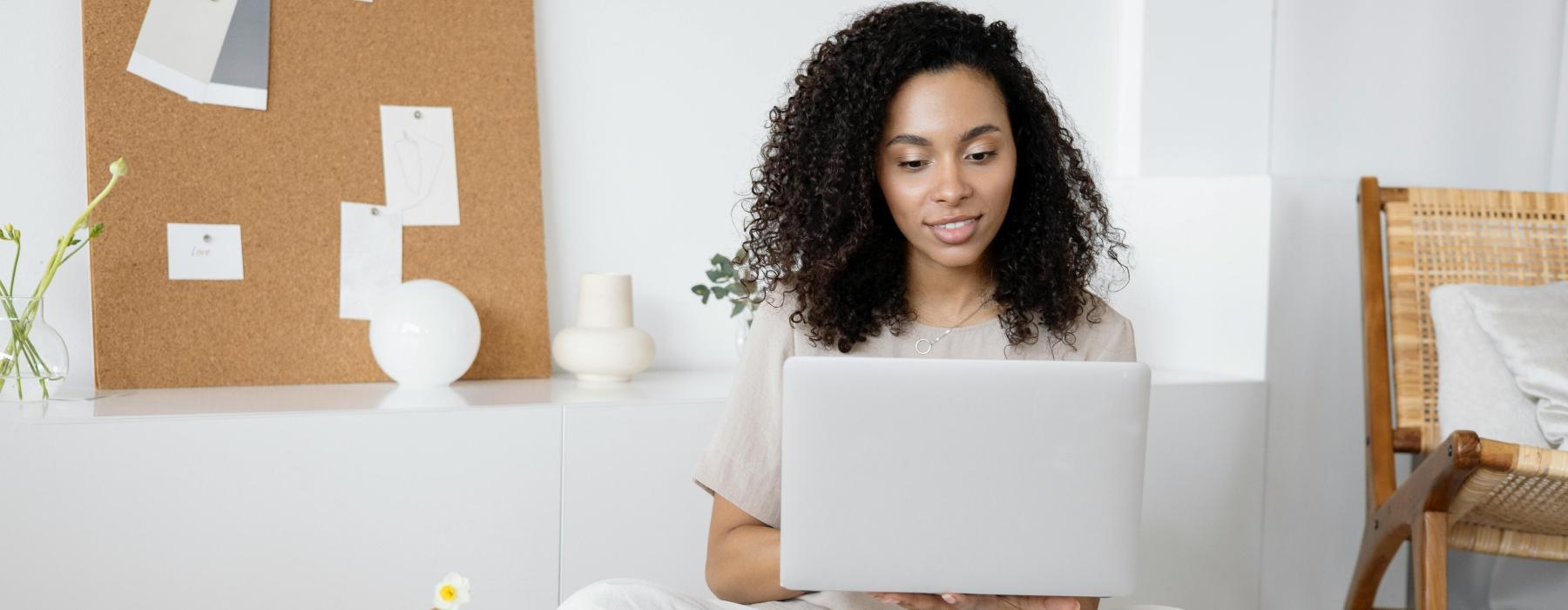 a person sitting on a chair